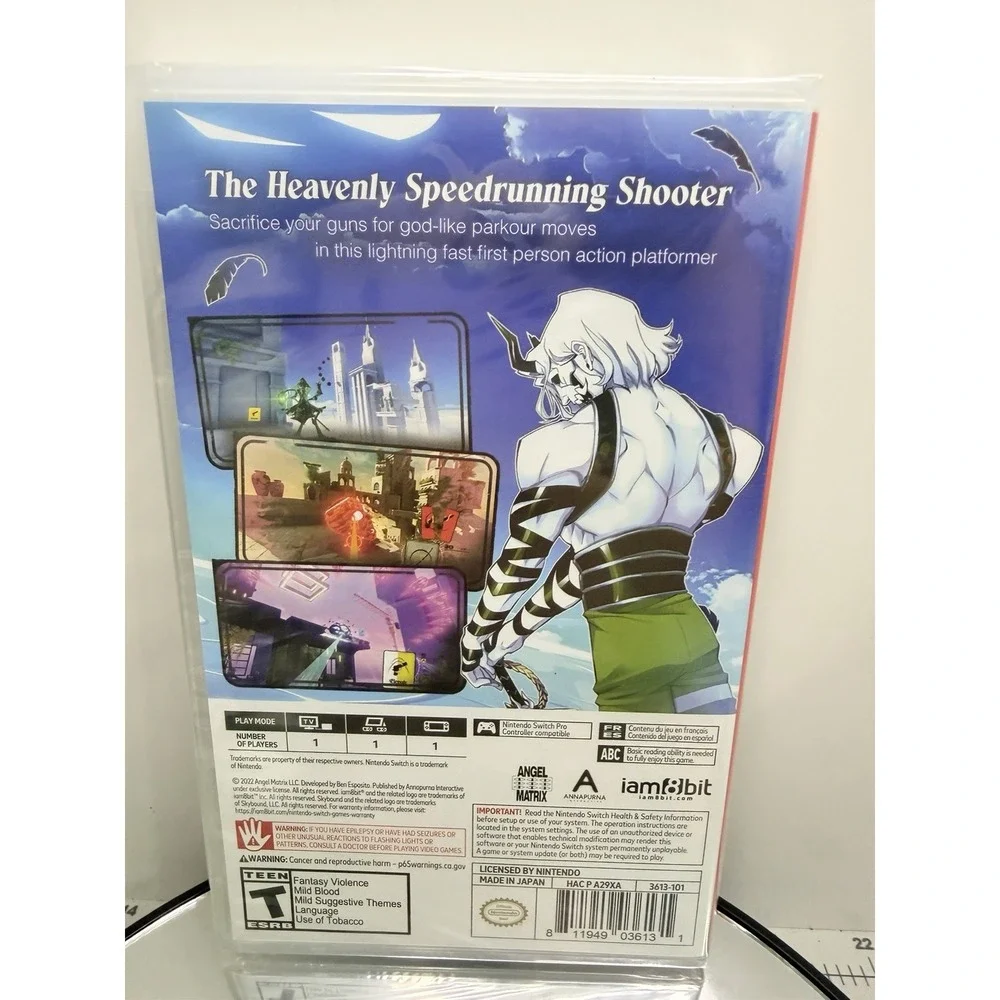 Neon White Nintendo Switch Brand New Factory Sealed physical game with Poster